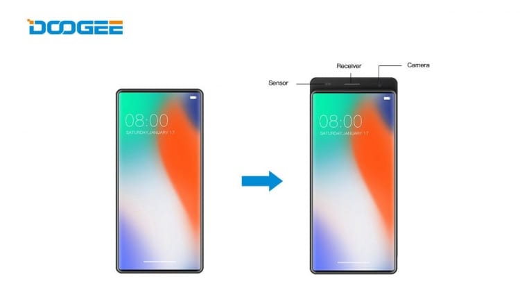Doogee представи първия в света абсолютно безрамков смартфон-слайдер