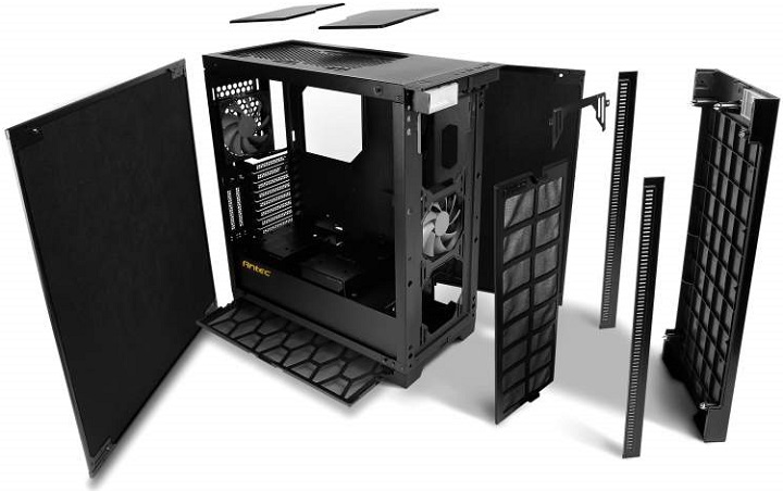 Antec P110 Silent: стилна компютърна кутия с шумоизолация