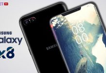 Концептуално видео на елегантния смартфон Samsung Galaxy X8 (2018) с лицев скенер