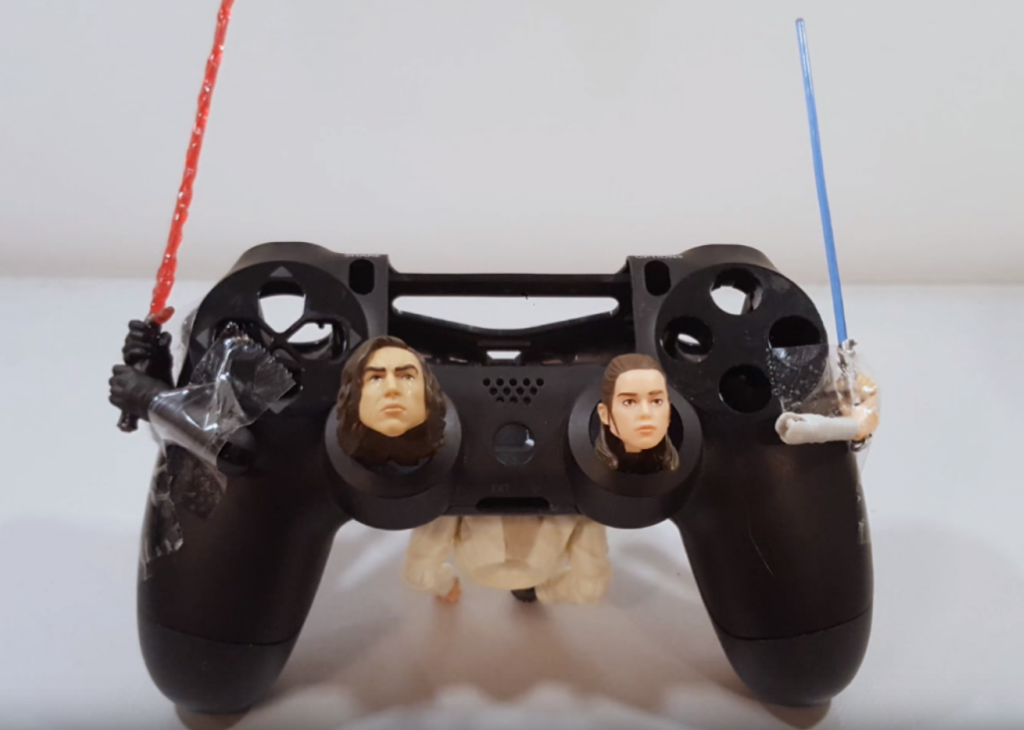 Този уникален Star Wars контролер за PS4 е изработен за 70 часа