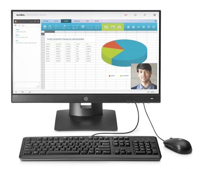 HP t310 AiO G2 Zero Client_mouse_keyboard HP представи първия тънък панел HP t310 G2 All-in-One Zero Client