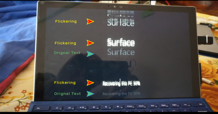 Ff Потребителите слагат Microsoft Surface Pro 4 във фризера, за да спрат мигането на екрана