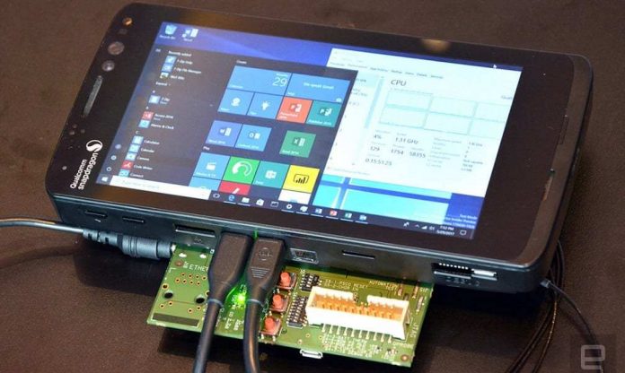 Windows-10-on-ARM-min Хакер инсталира Windows 10 на смартфон с ARM процесор