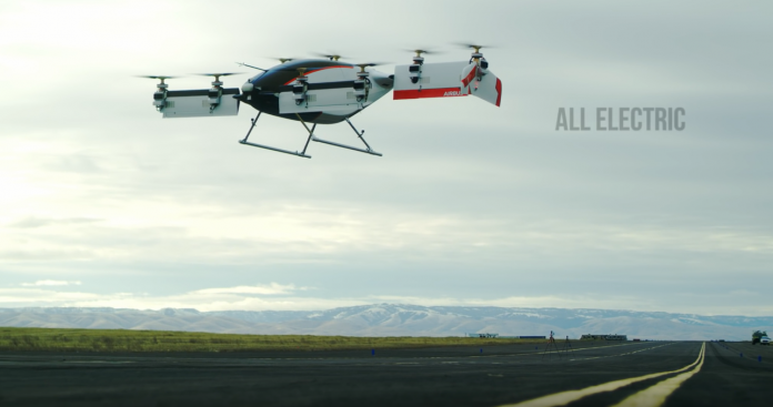 airbus-vtol Airbus публикува видео със своето летящо такси