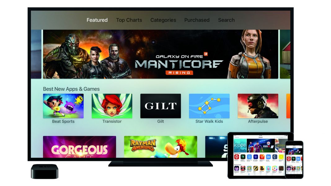 anons Apple регистрира нова Apple TV марка с акцент върху гейминга