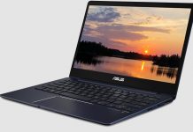 Asus Zenbook 13: компактен лаптоп с процесор Intel Kaby Lake-R и графична карта на Nvidia
