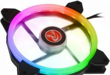 Raijintek предлага 140-мм вентилатори Iris 14 Rainbow RGB