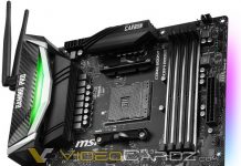 Разкрита е още една платка на базата на чипсета AMD X470 — MSI X470 Gaming Pro Carbon