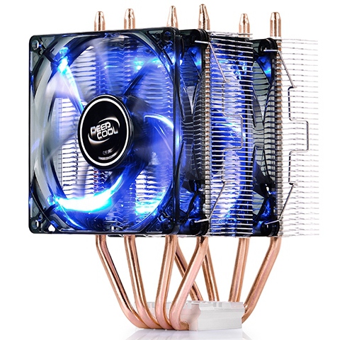 DeepCool анонсира пускането на двурадиаторния CPU-охладител FrostWin LED