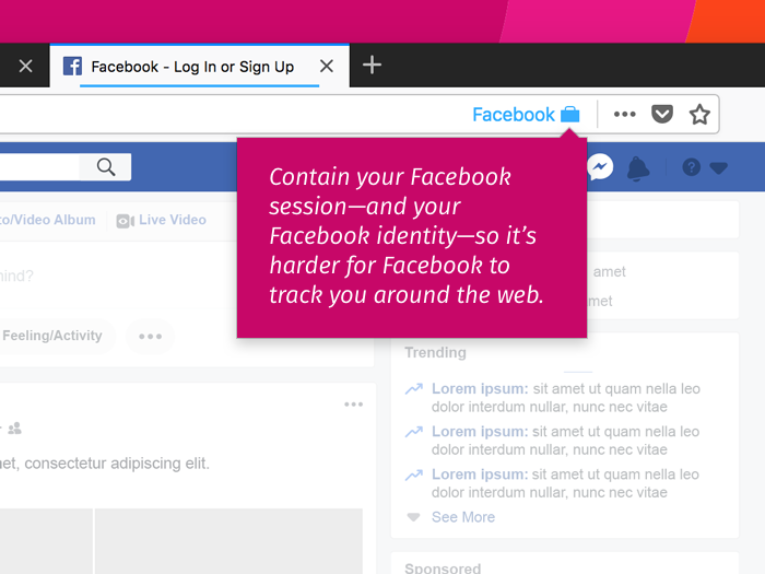Mozilla обяви пускането на Facebook Container