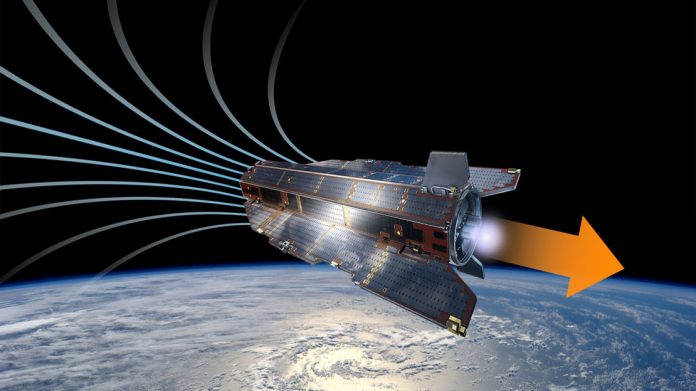 Air-breathing_space_mission_article_mob ESA тества постояннотоков йонен двигател, който използва въздуха като гориво
