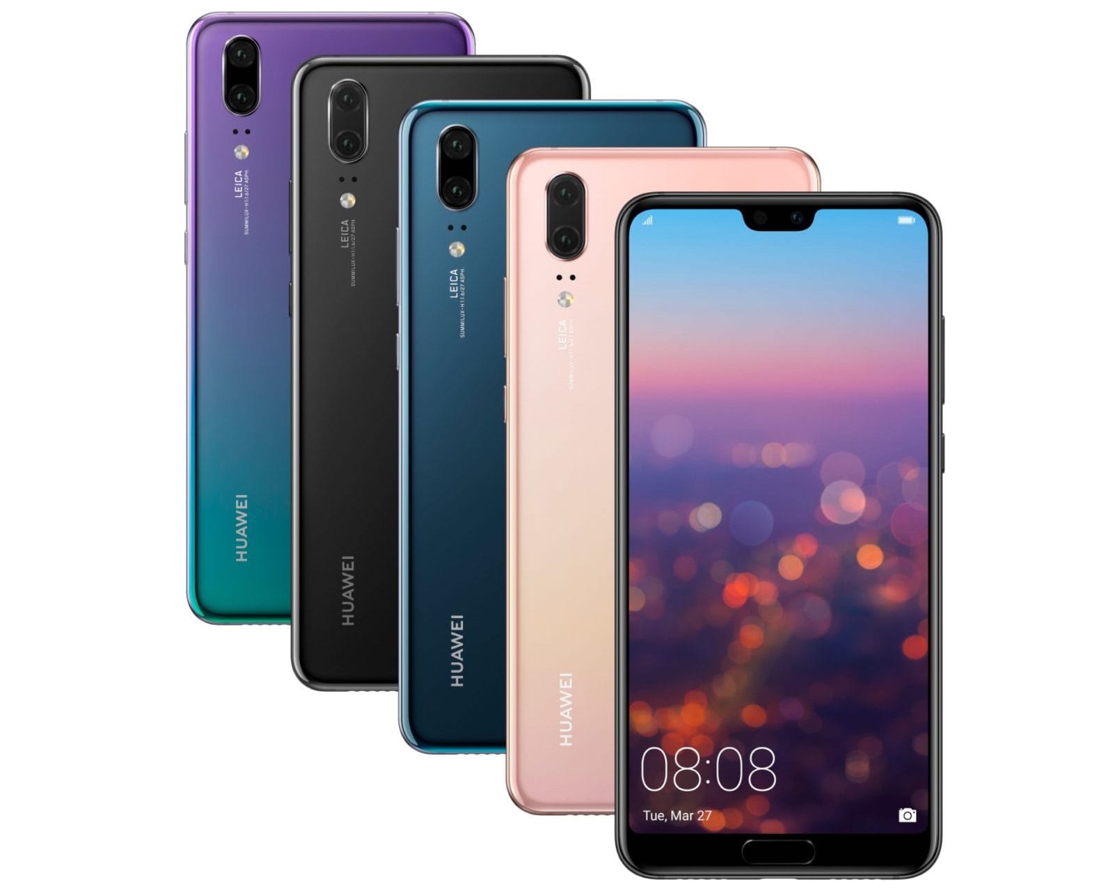 Ето как Huawei P20 и Huawei P20 Plus скриват прореза в горната част на екрана