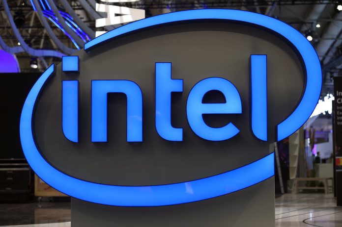Intel's logo is pictured during preparations at the CeBit computer fair in Hanover Intel промени архитектурата на своите нови процесори, за да премахне уязвимостта Spectre