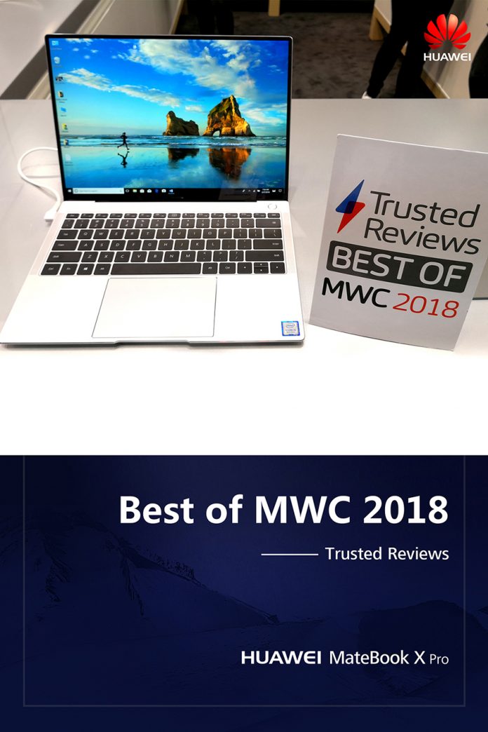 MWC_PC-Trusted Reviews Huawei спечели 20 награди на мобилния конгрес в Барселона за MateBook X Pro и MediaPad M5