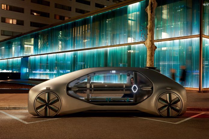 R1 Renault показа концептуален автомобил на бъдещо безпилотно такси