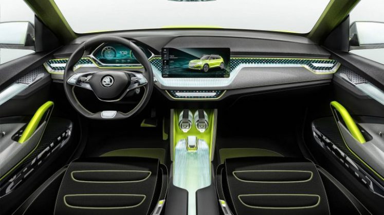 Skoda представи хибридния кросоувър Vision X, работещ с газ, бензин и електричество