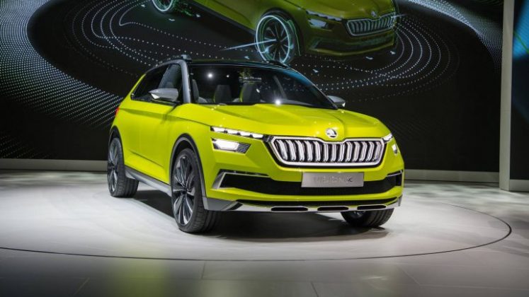 Skoda представи хибридния кросоувър Vision X, работещ с газ, бензин и електричество