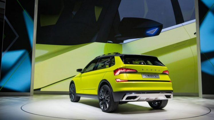 Skoda представи хибридния кросоувър Vision X, работещ с газ, бензин и електричество