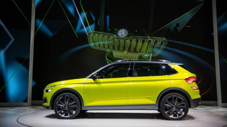 Skoda представи хибридния кросоувър Vision X, работещ с газ, бензин и електричество