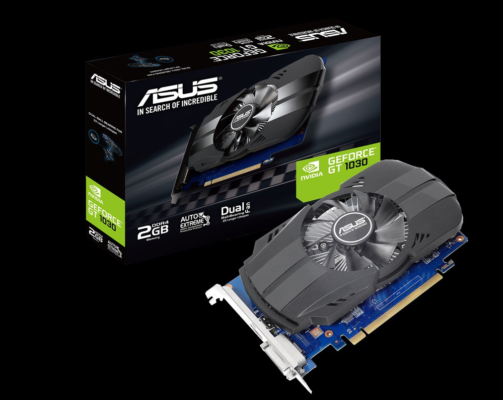 Излезе серия видеокарти ASUS Phoenix GeForce GT 1030 с DDR4 буферна памет