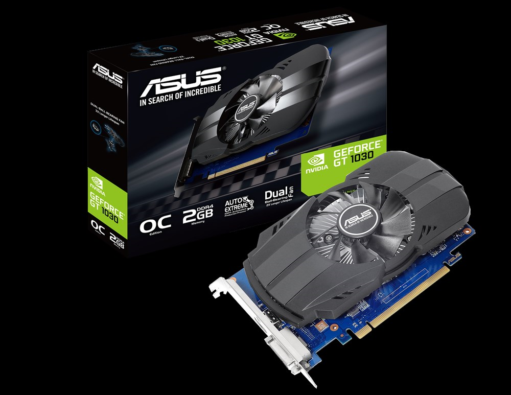 Излезе серия видеокарти ASUS Phoenix GeForce GT 1030 с DDR4 буферна памет