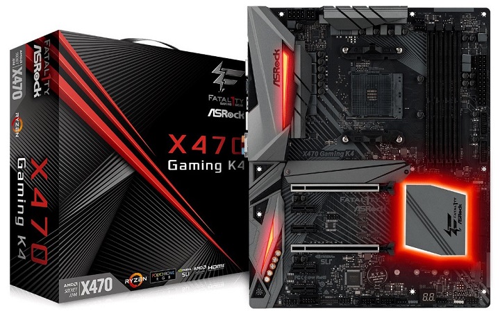 ASRock подготвя за пускане платките Fatal1ty X470 Gaming K4 и X470 Master SLI