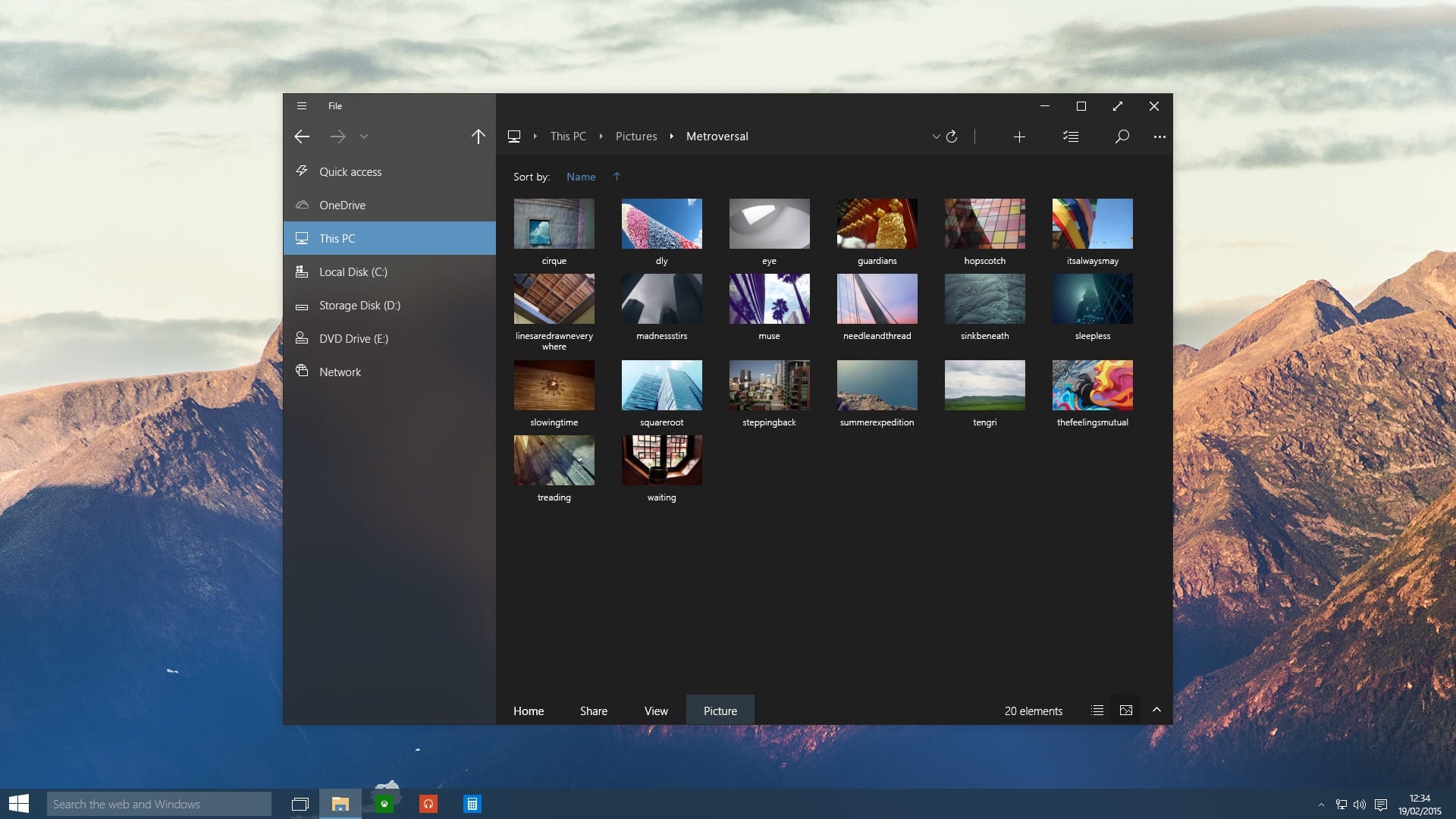 В Windows 10 се появи тъмна тема на оформлението