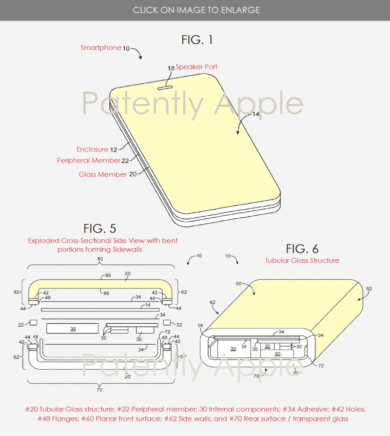 Apple патентова изцяло стъклен iPhone