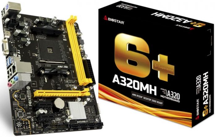Biostar A320MH — евтина платка за процесорите AMD AM4