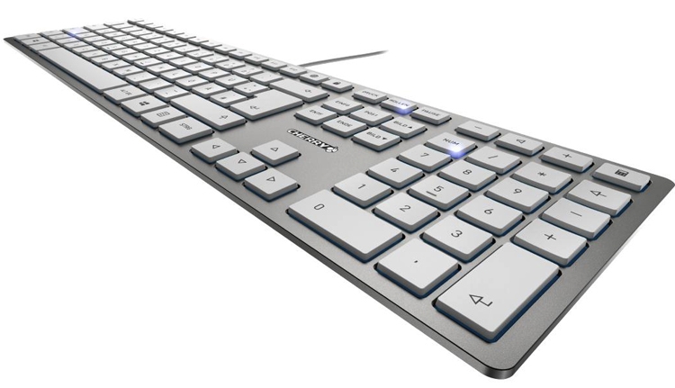 Височината на клавиатурата Cherry KC 6000 Slim не надвишава 15 mm