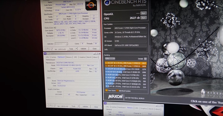 Der8auer клокна процесора AMD Ryzen 7 2700X до 6009 Mhz
