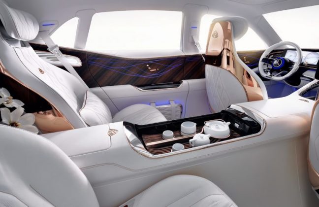 Официален анонс на мощния електрически кросоувър Mercedes-Maybach Ultimate Luxury
