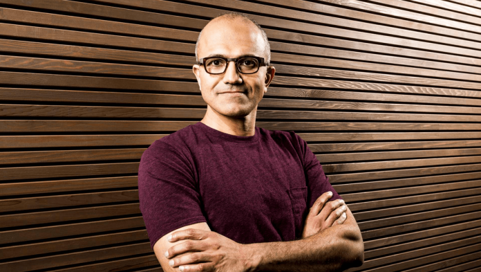 Sattya-Nadella Сатя Надела бе включен в рейтинга със 100-те най-влиятелни хора на планетата