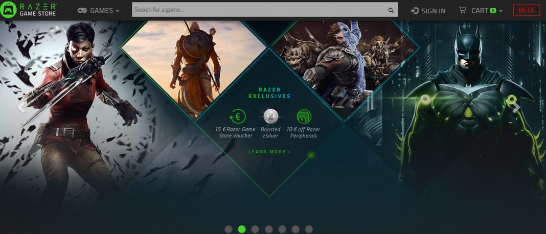 anons Razer стартира свой магазин за РС игри и офертите не са лоши