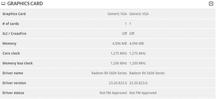 Видеокартата AMD Radeon RX 560X се появи в 3DMark