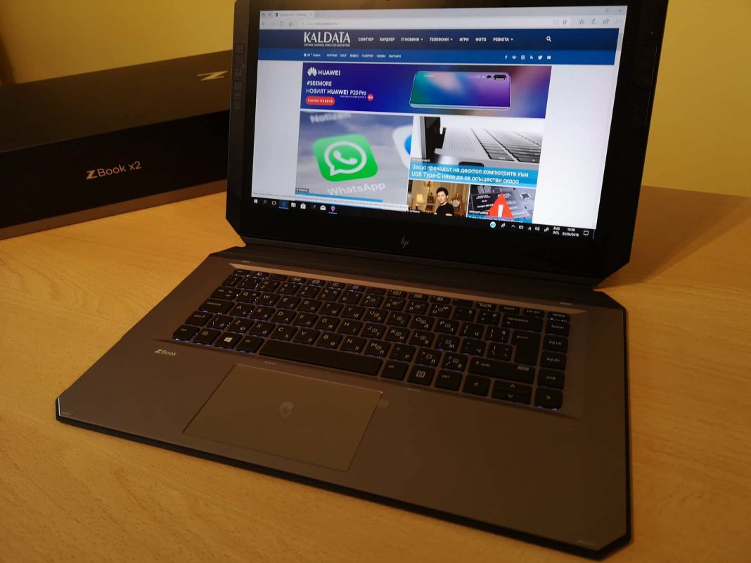 Ревю на професионалния 2-в-1 таблет за художници HP ZBook x2
