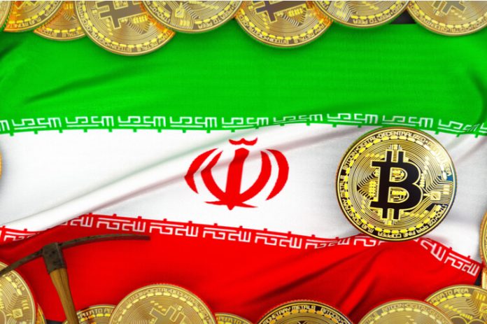 Bitcoins Gold around Iran flag Жителите на Иран са извели от страната $2,5 милиарда във вид на криптовалута