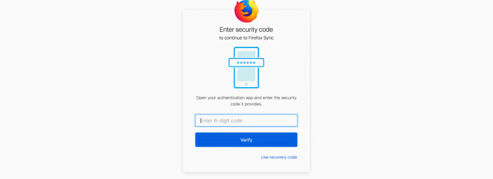 Firefox-2FA-login Mozilla въвежда двуфакторна защита на акаунтите