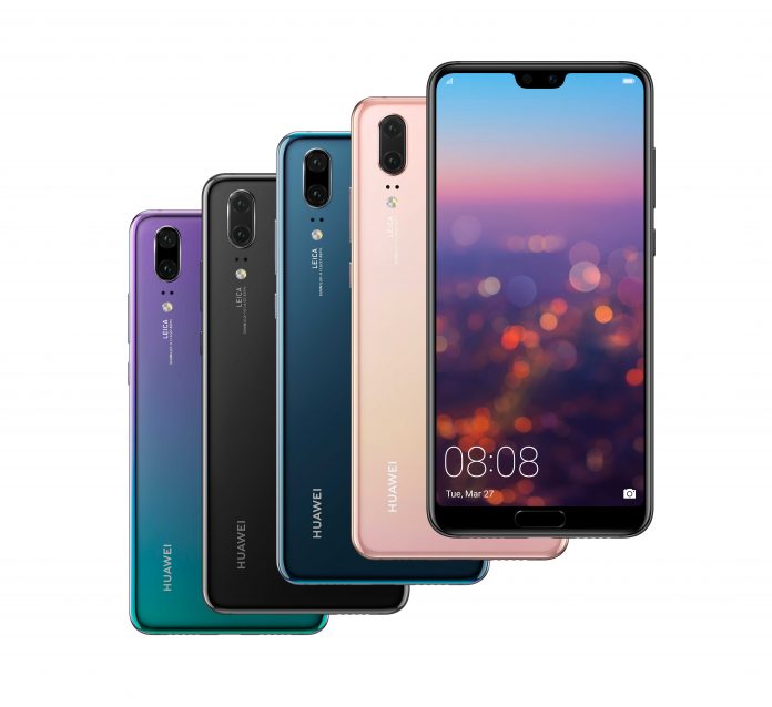 HUAWEI-P20 Huawei увеличава пазарния си дял до 11.8% на фона на спад на доставките на световния пазар на смартфони от 2.9% на годишна база за първото тримесечие на 2018 г.