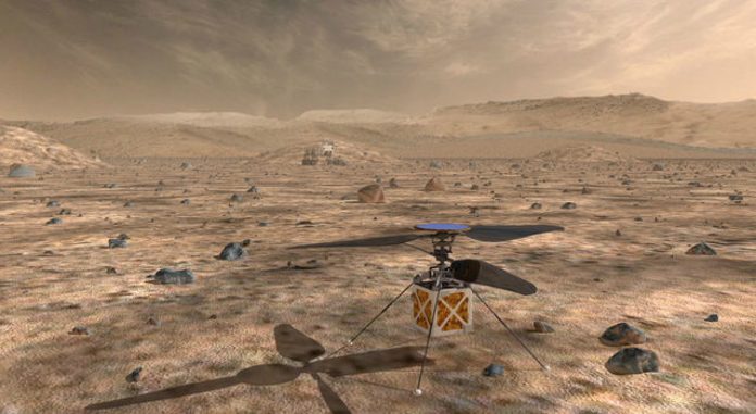 Mars Helicopter Scout НАСА съобщи за открити евентуални форми на живот на Марс