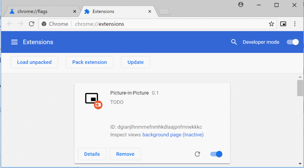 Как в Google Chrome да включим режима картина в картината
