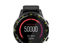 Интернет магазинът Cafago предлага смарт часовника F1 със сензорен екран и GPS