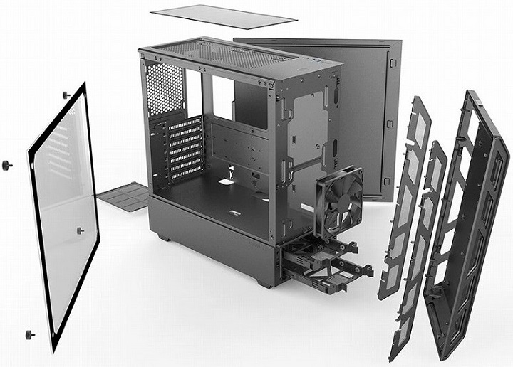 Phanteks предлага компютърната кутия Eclipse P350X с поддръжката на E-ATX дъна