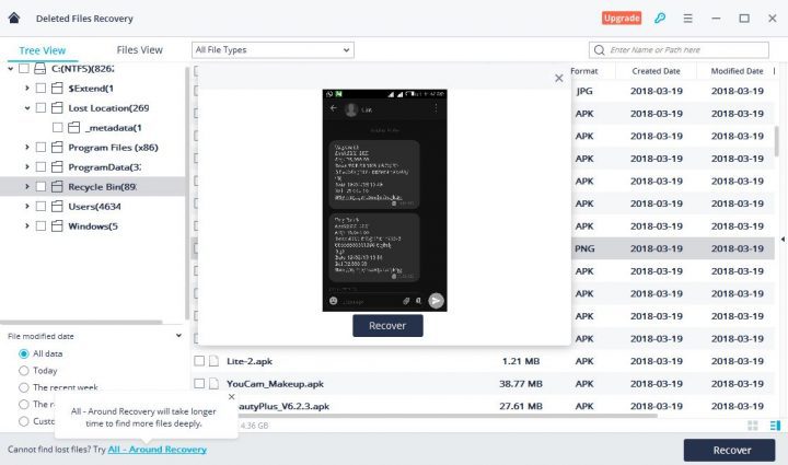 Възстановете изгубените данни с безплатната версия Wondershare Recoverit Free