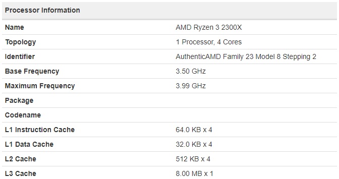 Техническите характеристики и цените на процесорите AMD Ryzen 5 2500X и Ryzen 3 2300X