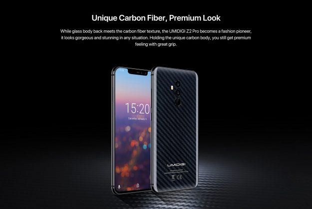 Вземете един от 5-те луксозни смартфона UMIDIGI Z2 Pro и вижте новия модел с въглеродни влакна