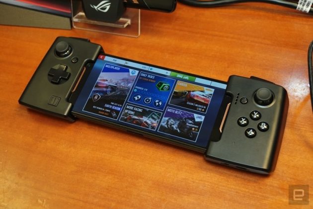 Геймърският смартфон ASUS ROG Phone има 90 Hz HDR дисплей и три USB-Type C порта