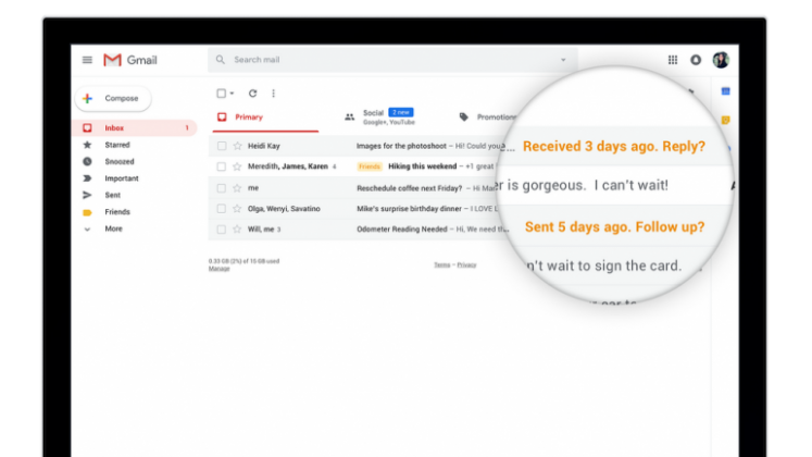 Новият дизайн на Gmail излиза през юни, а след три месеца Google ще махне стария