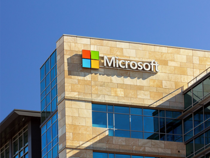 Microsoft-Logo Акциите на Microsoft за първи път превишиха $100