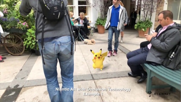 Niantic-OcclusionAR Студиото Niantic показа технология, която може да промени възприемането на AR обектите